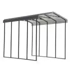 Arrow Carport, 14 ft. x 20 ft. x 14 ft. Charcoal