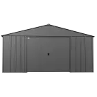 Abri de jardin Arrow Classic en métal, 14 x 14, gris charbon