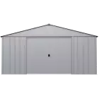 Cabanon en métal Arrow Classic, 14 x 14, gris cannelé
