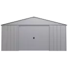 Arrow Classic Metal Shed, 14 x 17, Flute Grey