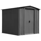 Arrow Classic Steel Storage Shed, 6x7, Charcoal