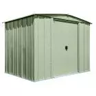 Arrow Classic Steel Storage Shed, 8x6, Sage Green