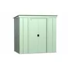 Abri de rangement en acier Arrow Classic, 6 x 4 pi, vert sauge