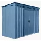 Abri de rangement en acier Arrow Classic, 8 x 4 pi, gris bleu