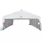 Gazebo Penguin豪华双车车棚 20英尺 x 20英尺 白色