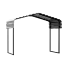 Arrow Metal Canopy 10 x 6 x 7 ft. Eggshell