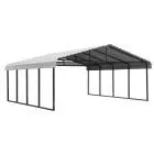 Abri d'auto Arrow, 20 x 20 x 7 pi, coquille d'œuf