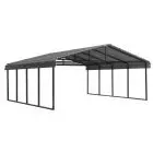 Arrow Carport, 20 ft. x 20 ft. x 7 ft. Charcoal