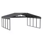 Arrow Carport, 20 ft. x 20 ft. x 9 ft. Charcoal
