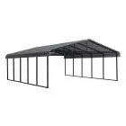 Abri d'auto Arrow, 20 x 24 x 7 pi, charbon