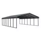 Abri d'auto Arrow, 20 x 29 x 7 pi, charbon