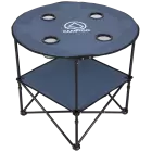 28" diameter fabric round portable table Slate Blue