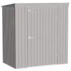 Abri de rangement Arrow Elite en acier, 6 x 4, gris froid