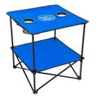 Table de plage pliante compacte carrée 22"