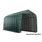 ShelterCoat 16 x 44 x 16 ft. Garage Peak Green STD