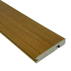 IPATIO PRIME 12ft Teak Foamed PVC Stair Nosing Board — main product image