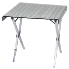 Aluminum expandable roll top table