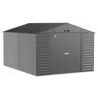 Arrow Select Steel Storage Shed, 10x14, Charcoal