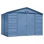 Arrow Select Steel Storage Shed, 10x8, Blue Grey