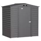 Arrow Select Steel Storage Shed, 6x5, Charcoal