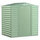 Arrow Select Steel Storage Shed, 6x5, Sage Green