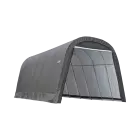 Garage rond ShelterCoat 13 x 24 pi, gris standard