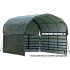 Enclosure Kit for Corral Shelter 10 x 10 ft. Green (Corral Shelter & Panels NOT Included)