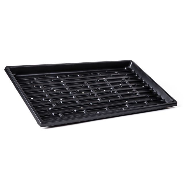 1020 Double Thick 1.25" Deep Microgreen Tray with Holes