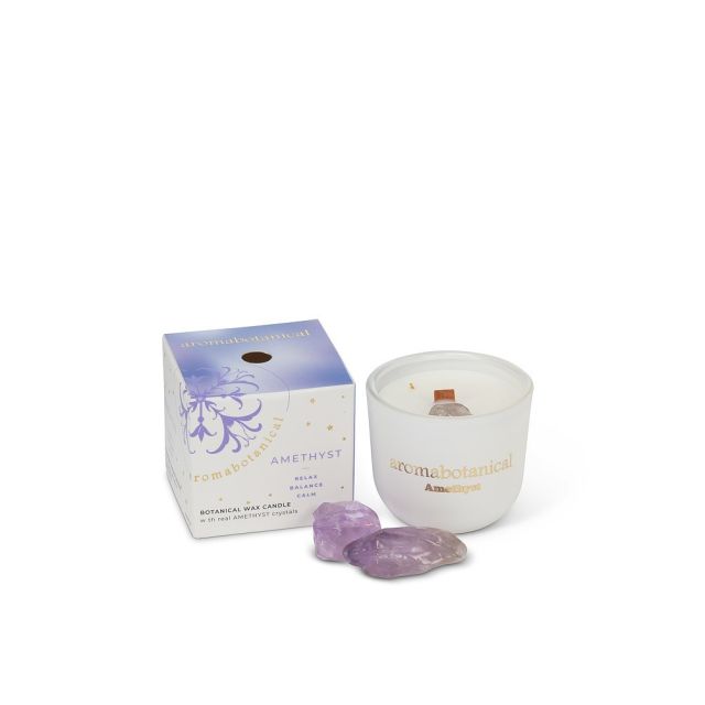 Amethyst Crystal Mini Candle