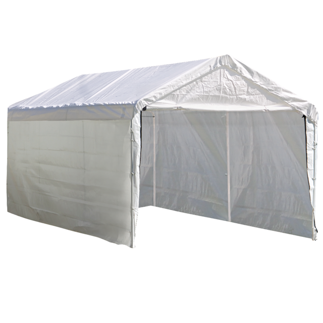 ShelterLogic Canopy Enclosure Kit for the SuperMax 12 ft. x 20 ft.  (Frame and Canopy Sold Separately)