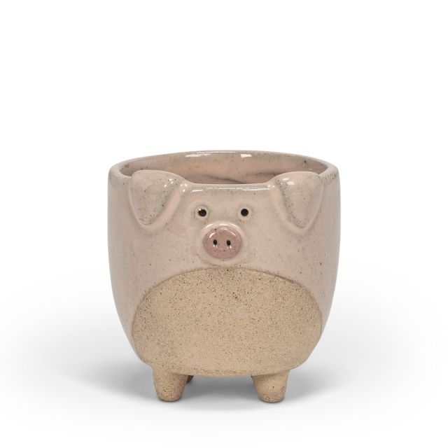 Small Pig on Legs Planter