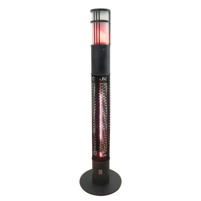 Westinghouse Infrared Electric Outdoor Heater Portable With Gold Tube and Flame