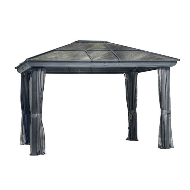 Gazebo Penguin Venus Gazebo 10 Ft. x 12 Ft. in Slate