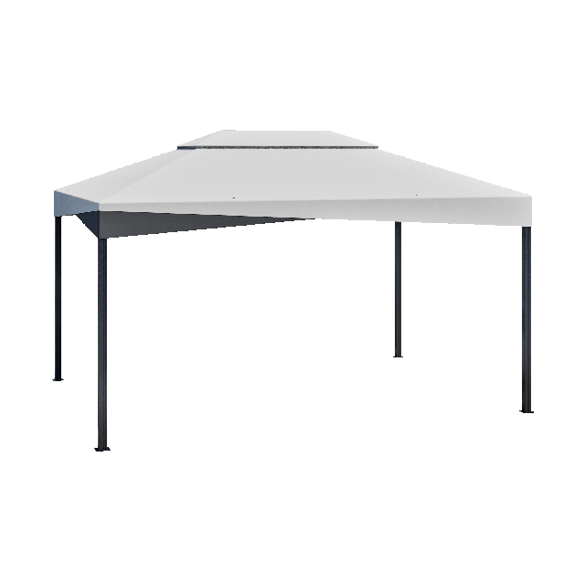 Sojag 10 x 14 x 8.9 ft Grey Malta Gazebo