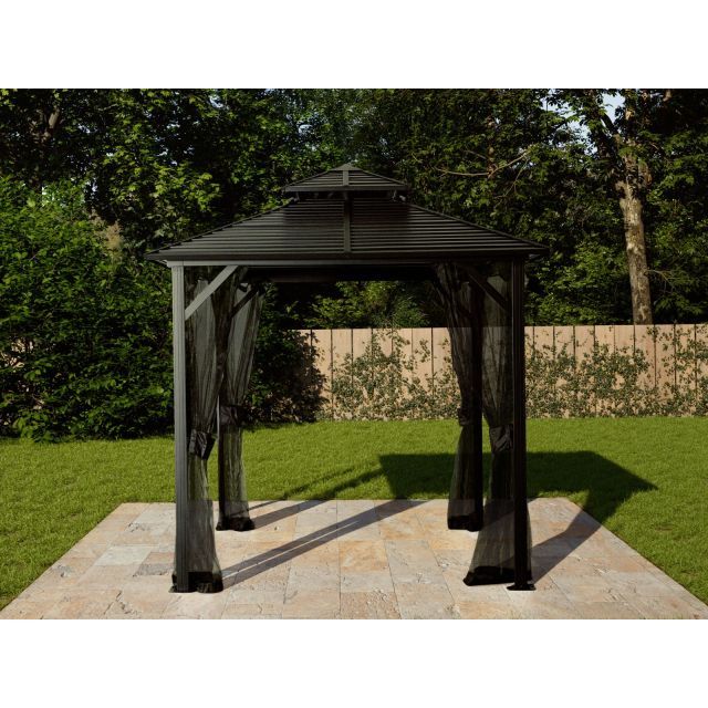 Gazebo Penguin Shefford Gazebo metal roof 8x8