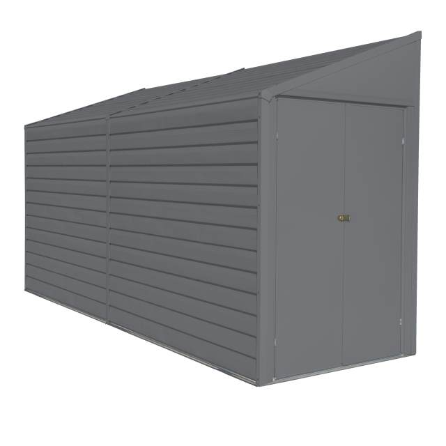 Arrow Yardsaver® 4 X 10 Ft Steel Storage Shed Charcoal