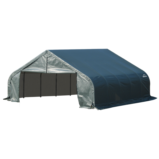 ShelterCoat 18 x 20 x 9英尺 车库尖顶 绿色 STD