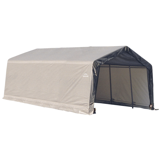 ShelterCoat 12 x 20 x 8 ft. Garage Peak Gray