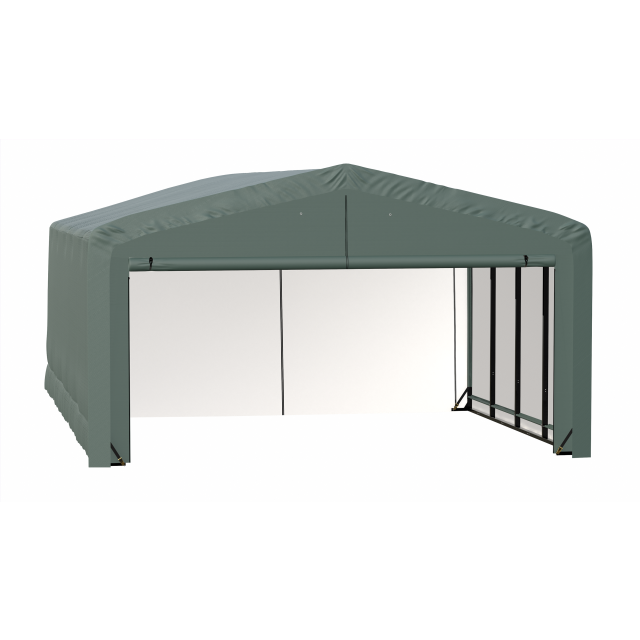 ShelterTube Wind and Snow-Load Rated Garage, 20x32x12 Green