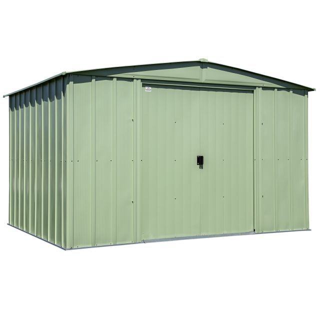 Arrow Classic Steel Storage Shed, 10x8, Vert sauge