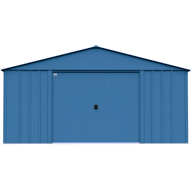 Cabanon en métal Arrow Classic, 14 x 17, bleu gris