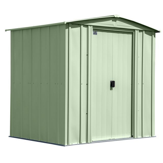 Arrow Classic Steel Storage Shed, 6x5, Vert sauge