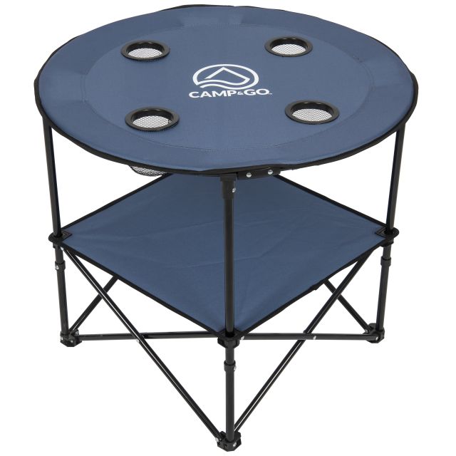 Table portable ronde en tissu de 28 po de diamètre