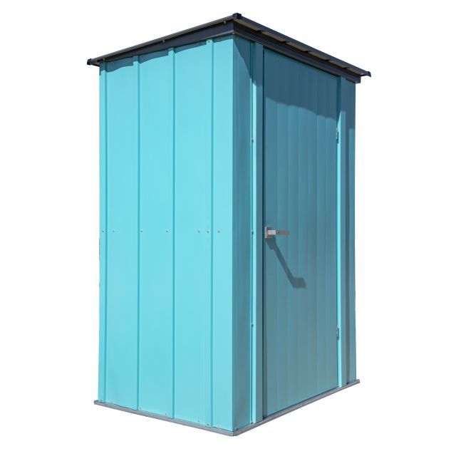 Arrow Spacemaker Patio Shed, 4x3, Teal and Anthracite
