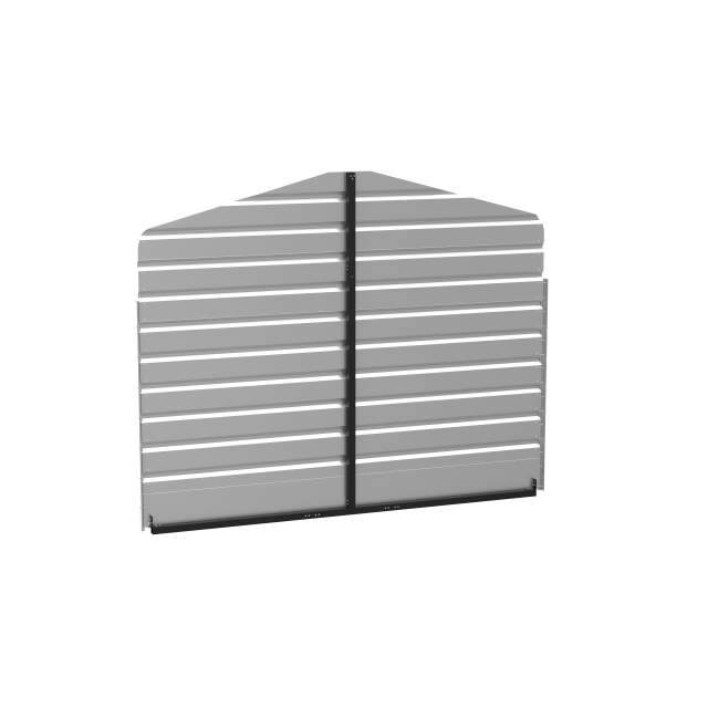 Kit de Mur Arrière 10X7 Pour Carport Arrow en Acier Coquille d'œuf
