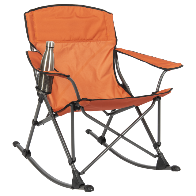 Soft arm rocking quad chair