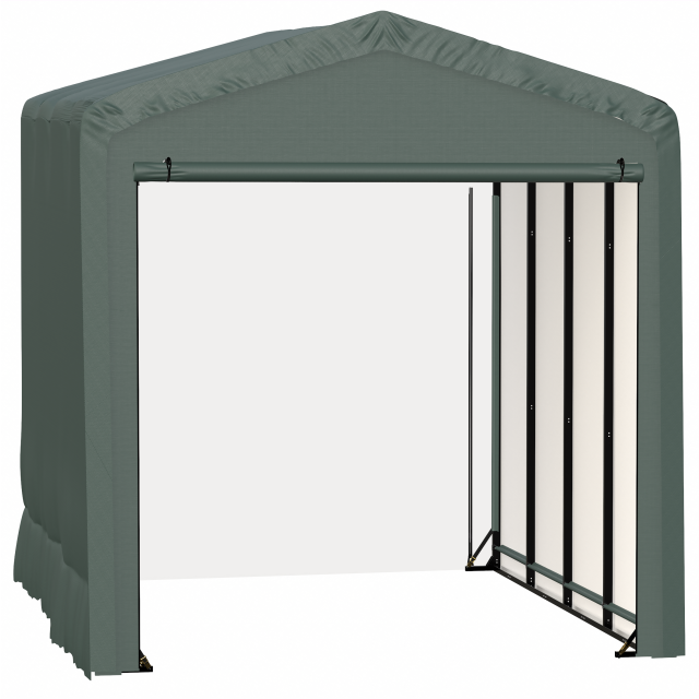 ShelterTube Wind and Snow-Load Rated Garage, 14x18x16 Green