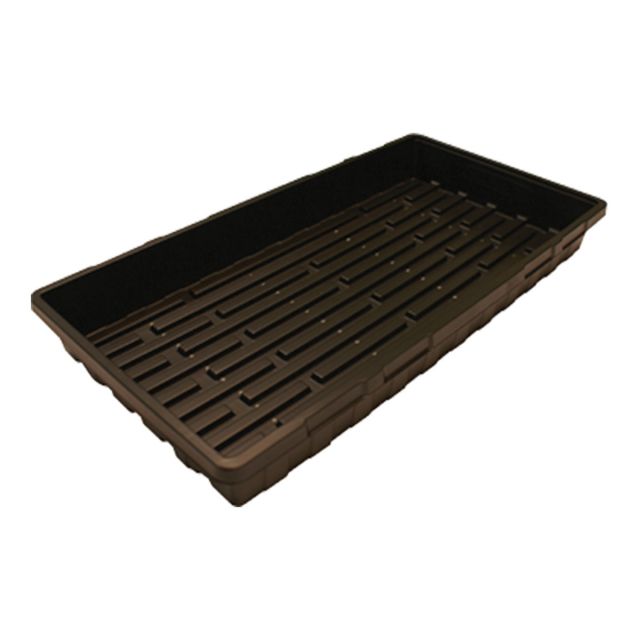 1020 Propagation Flat Tray with No Holes Black