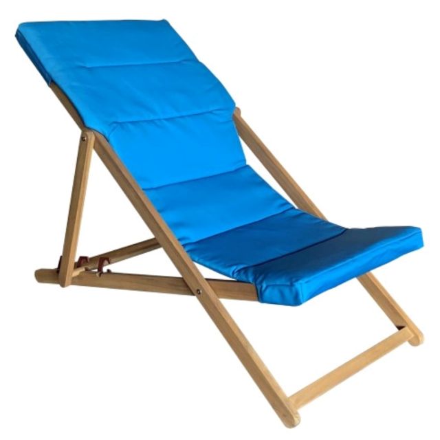 Deck chair-cendre blue