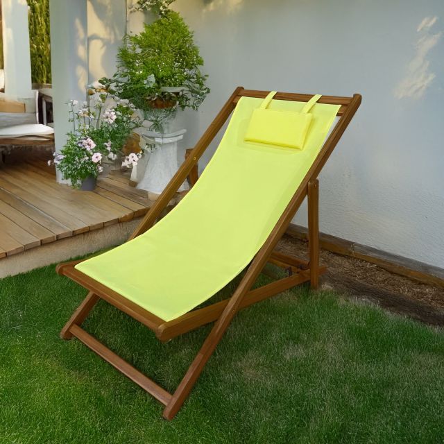Corriveau Deck chair-Yellow